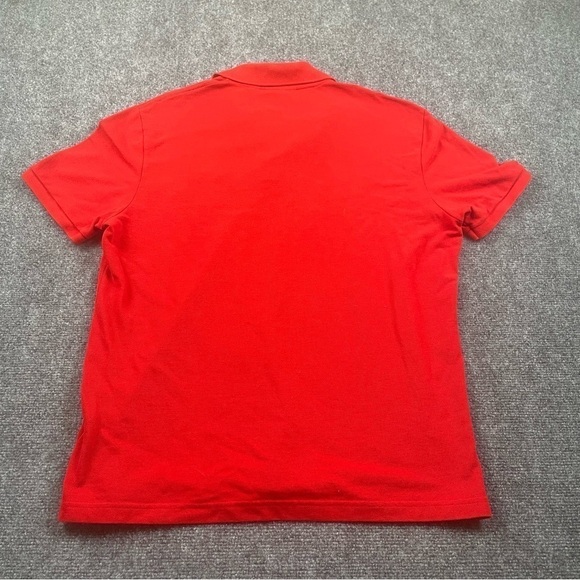 LACOSTE Men’s Red Short Sleeved Polo Shirt Slim Fit size: XXL - Picture 2 of 7